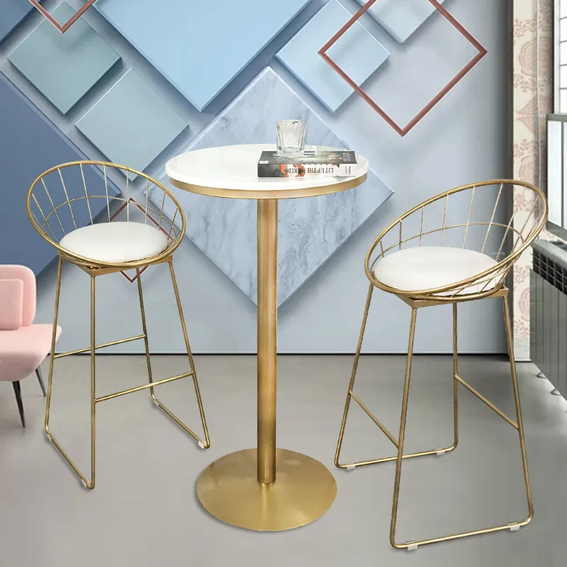 Барный стул длинные ноги барный стул скандинавский высокий стул кафе обеденный стул креативный Железный барный стул современный светильник роскошные стильные стулья