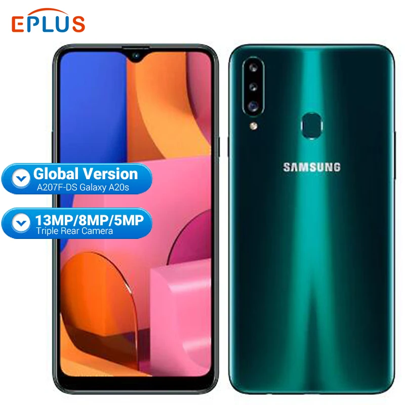 Мобильный телефон samsung Galaxy A20S с глобальной версией, 3 ГБ, 32 ГБ, A207F/DS, 4000 мАч, Восьмиядерный процессор Snapdragon, 6,5 дюйма, 13 МП, тройная камера, телеф... Мобильный телефон samsung Galaxy A20S с глобальной версией, 3 ГБ, 32 ГБ, A207F/DS, 4000 мАч, Восьмиядерный процессор Snapdragon, 6,5 дюйма, 13 МП, тройная камера, телеф...