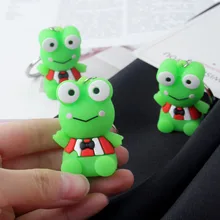 Крафтовая подарочная сумочка с брелоком кулон Для мужчин и Для женщин подарок к празднику аксессуары для автомобильных ключей лягушка моделирование