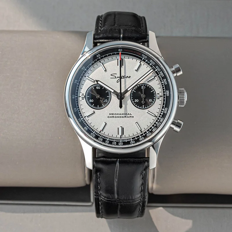 Cronografo Meccanico Pilota Ufficiale In Edizione Limitata St19 Orologio Da Polso Da Uomo Militare Originale Da 40Mm Orologi Meccanici Panda