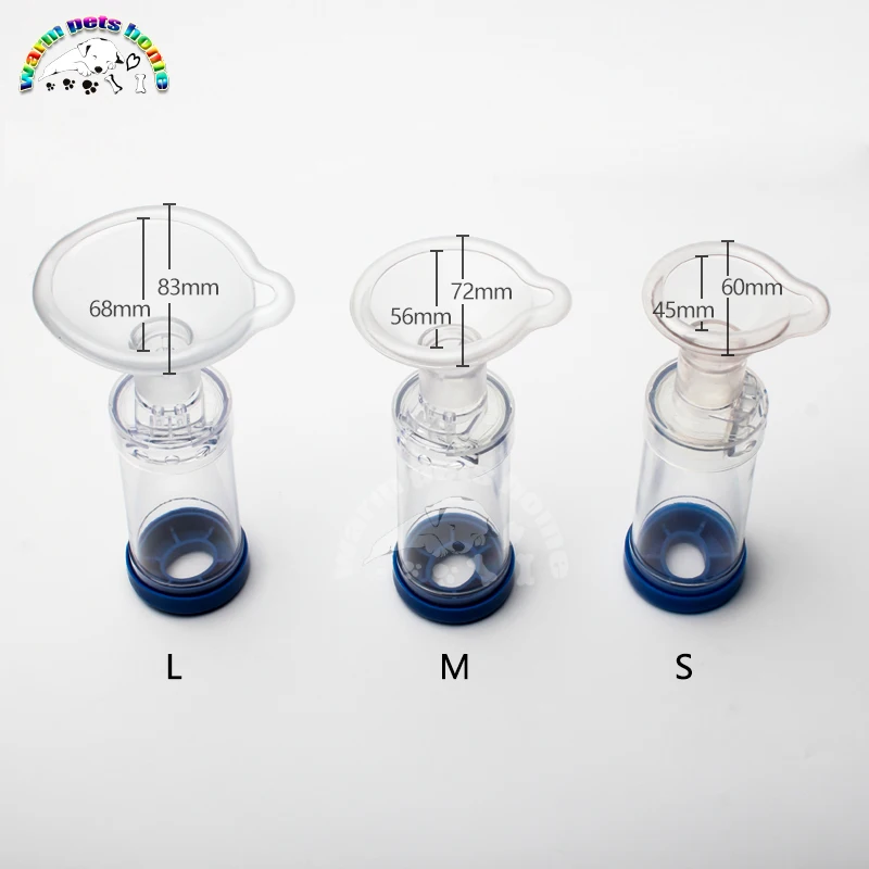 Aerosol Inhaler Spacer Chamber Adults Children Cat Animals