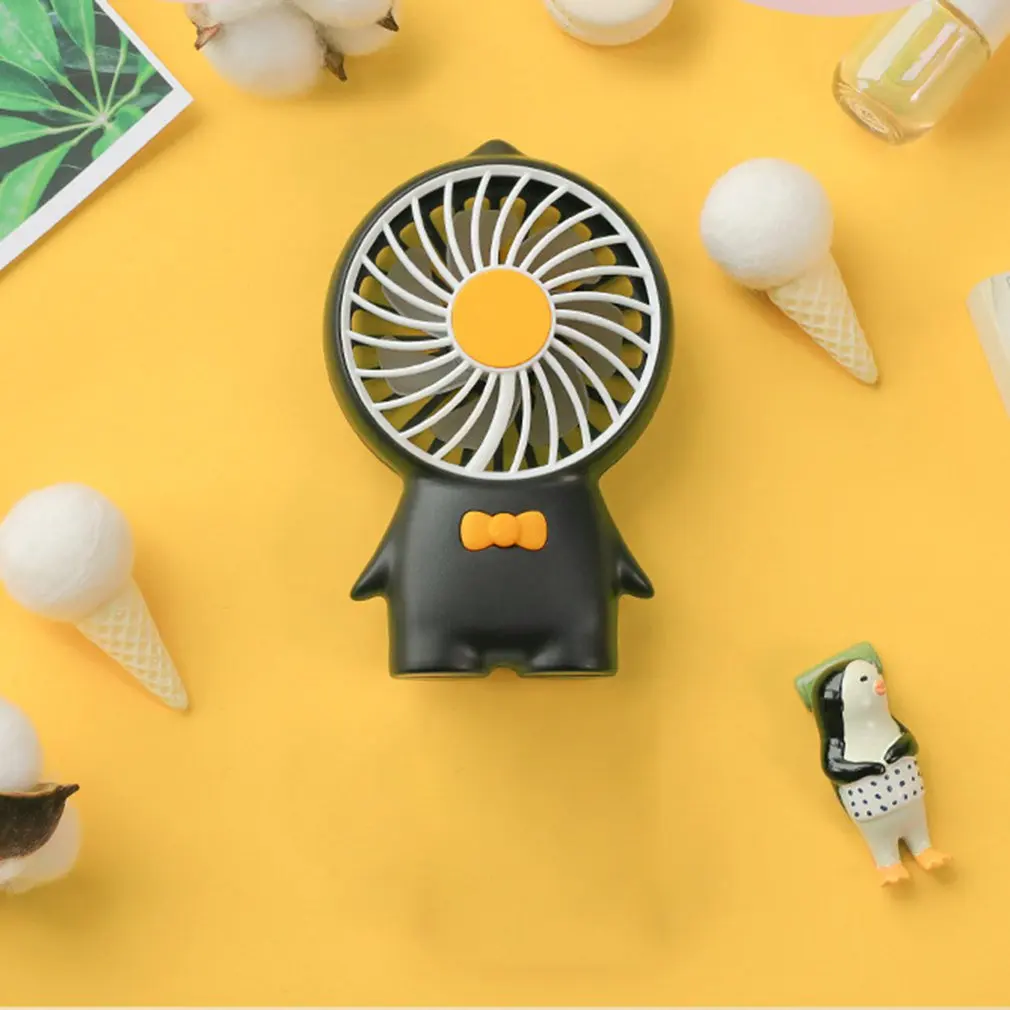 Милые Мультяшные животные USB Ручной Настольный Вентилятор Кулер ручной кондиционер охлаждающий вентилятор летний кондиционер охладитель
