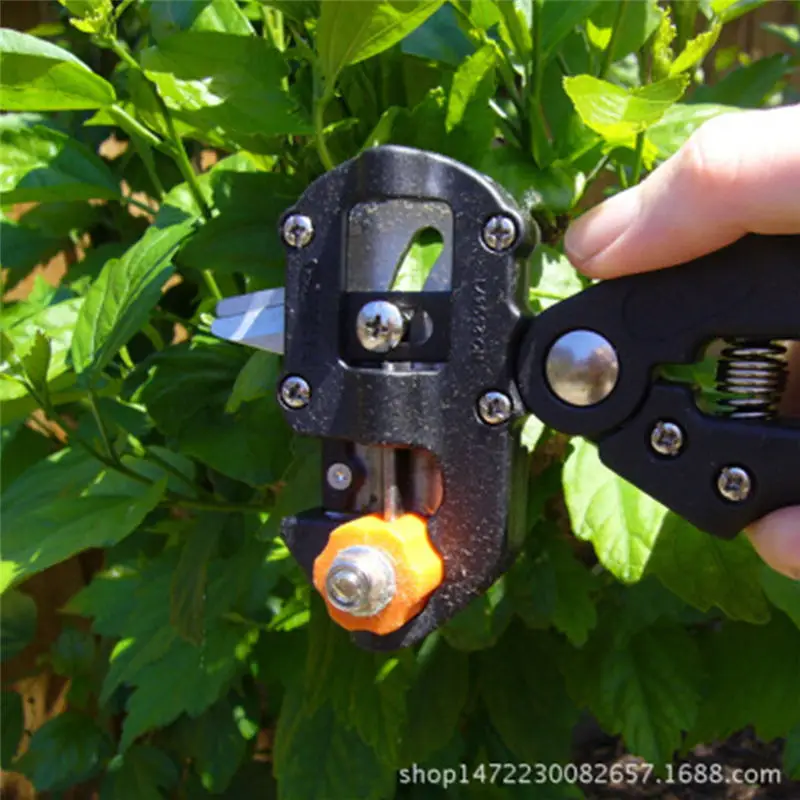 Carbon Steel Grafting Pruner Chopper Vaccination Cutting Tree Gardening Tools Plant Shears Scissor Garden Tools