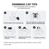 Adults Swimming Cap Waterproof Silicone Swim Caps Long Hair Unisex Diving Pool Hat with Ear Cover Protect for Women Men H5A94 6