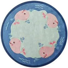 Милый мультфильм Новая Зеландия шерсть круглый ковер для мальчика Детская комната стул(кабинетный) коврик прикроватный ковер для спальни(1500 мм в диаметре