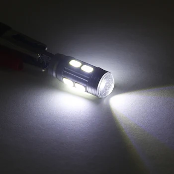 

1Pcs/set Car LED Width light side turn signal compartment light door light interior light T10 5630 10SMD 5W decorative light