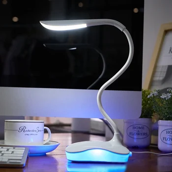 

LED Touch Sensor Foldable USB 3 Level Dimmable Desk Table Lamp Study Reading light for bedroom Night Light Working book light