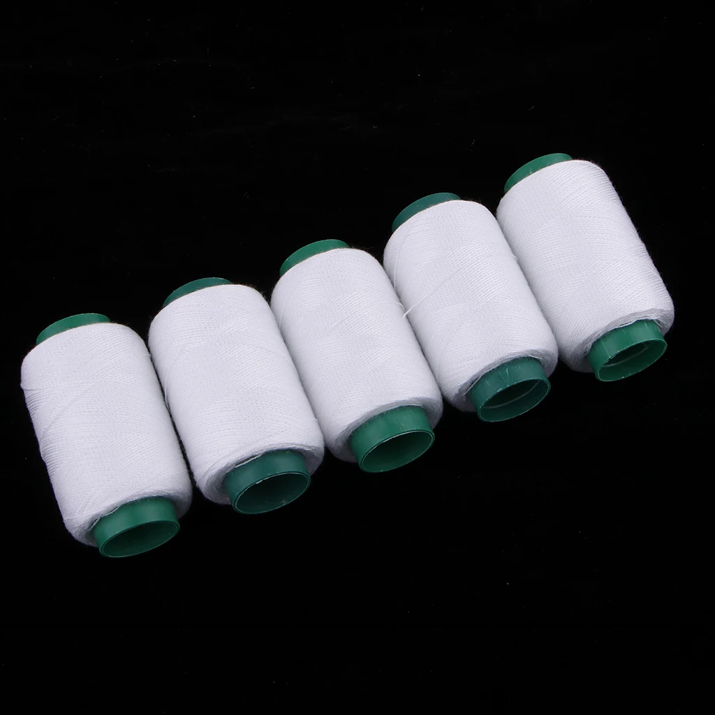 5Pcs Sewing Thread - 219 Yards Polyester Thread Sets Spools Thread for Sewing Machine Multi Use Hand Stitching Embroidery Thread