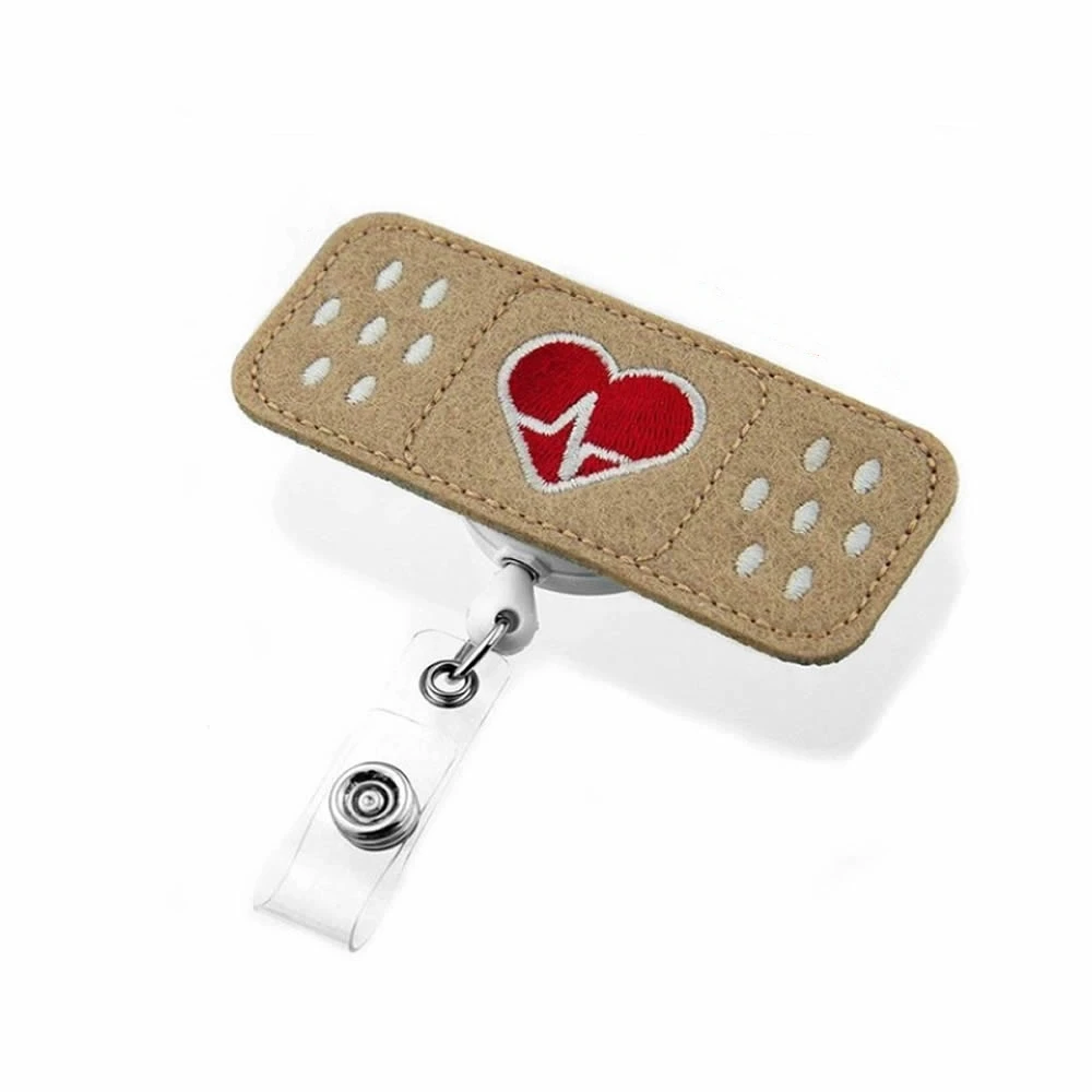Retractable-Badge-Holder-Cute-Felt-Badge-Reels-with-Alligator-Clip-For-Nurses-Volunteer-Students-Teachers (5)