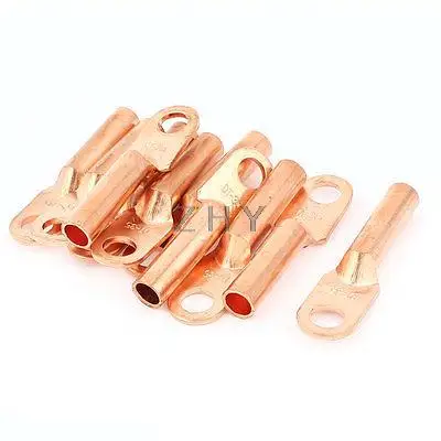 

10Pcs Compression Copper Wire Terminal Lug 11mm Ring for 35mm2 Cable
