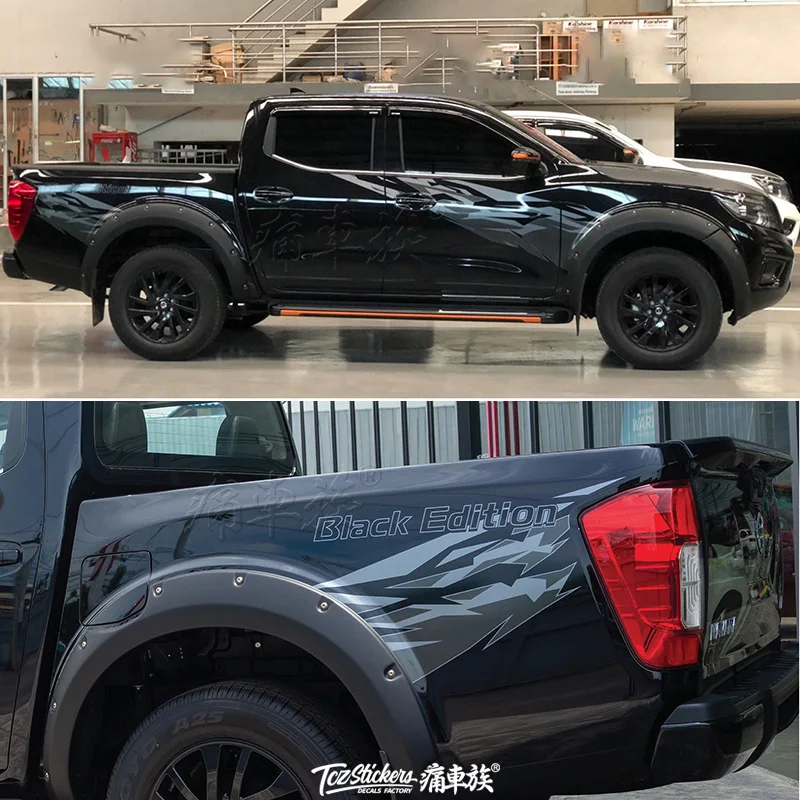 

FOR Nissan Navara car sticker exterior decoration sports style decals pickup truck Navara modified sticker