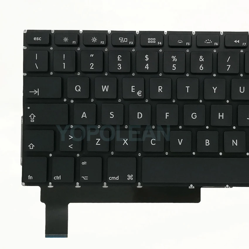 3 шт новая итальянская клавиатура для Macbook Pro Unibody 1" A1286 2009-2012 лет