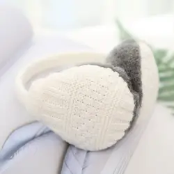 Earmuffs Winter Kawaii Knitted Unisex Warm Comfortable Skiing Headphones Cute Protect Ear Colorful
