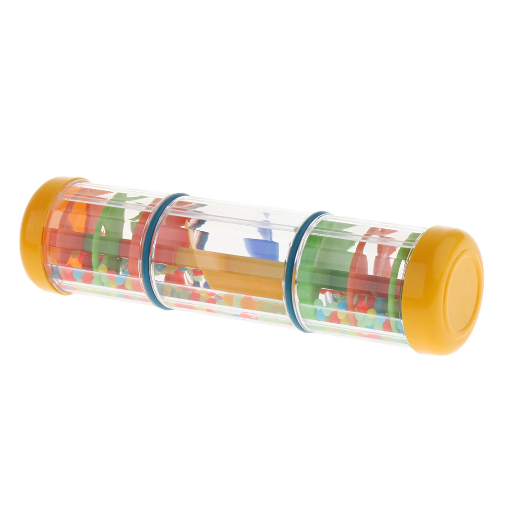 

Finest Plastic Rainmaker Rain Stick Rattle Toy for Children Music Educational Toys