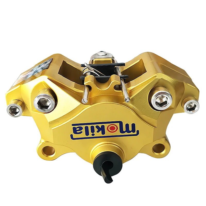Universal Motorcycle Brake Caliper Brake Pump 64mm Mounting 4 Piston Radial For Yamaha Kawasaki BWS