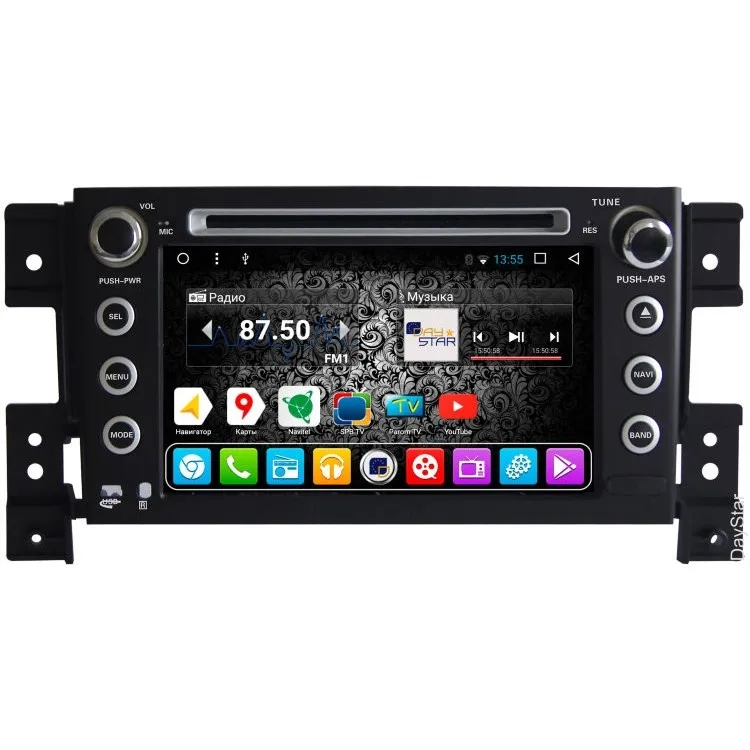 Штатная магнитола DayStar DS-7046HD Suzuki Grand Vitara ANDROID 8.1.0 (8 ядер 2Gb ОЗУ 32Gb памяти) |