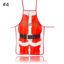 Рождественские украшения фартук цветной печати фестиваль вечерние реквизит мультфильм красота ногтей рабочая одежда R3MF