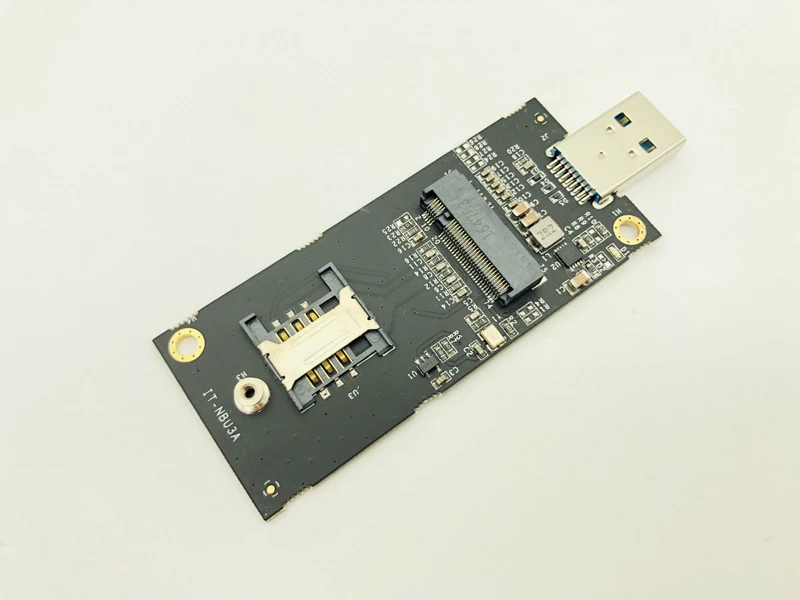 Сетевые карты USB Ethernet USIM адаптер NGFF M.2 ключ B к USB 3,0 карта для настольного ПК с sim-слотом 6pin для WWAN/модуль
