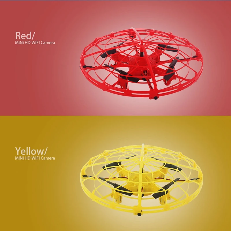 Мини-Дрон анти-столкновения Летающий жесты гравитации индукции дроны Квадрокоптер RC вертолет волшебный ручной НЛО Дрон с камерой игрушки