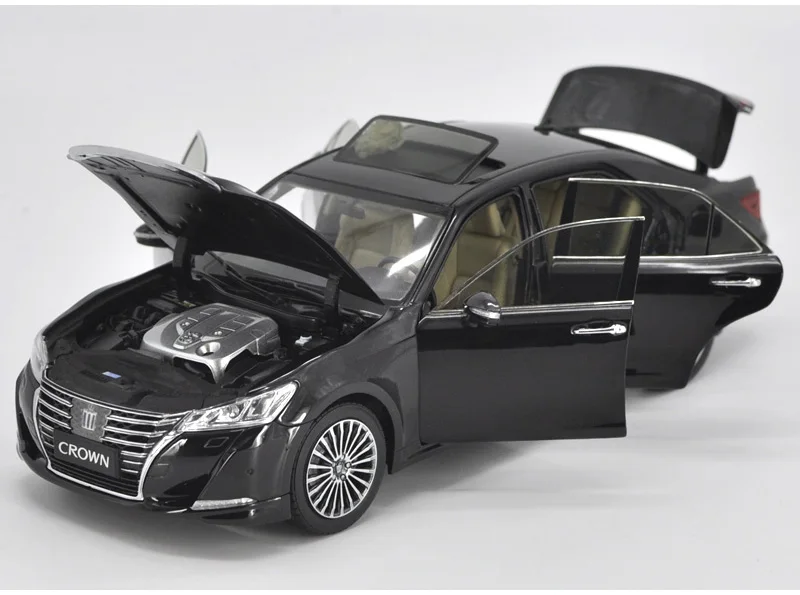 1:18 Высокая тщательная TOYOTA Корона сплава Модель автомобиля статические металлические модельные автомобили с оригинальной коробкой