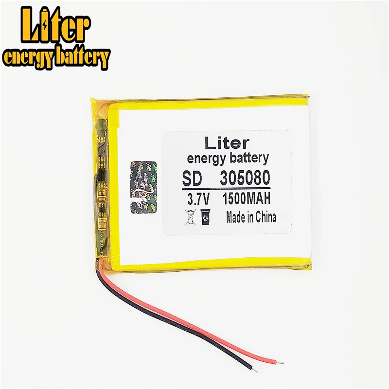 3 7 V полимерная литиевая батарея 285080 035080 305080 1500MAH MP5 GPS MP4 Цифровые продукты