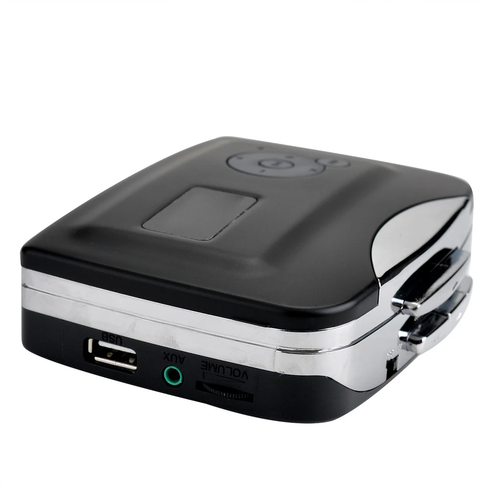 Summer O-neck Short Sleeve Tshirt Tee Streetwear ?Portable Audio Tape Converter Cassette Player with Headphones Tapes to MP3 Format No PC Required