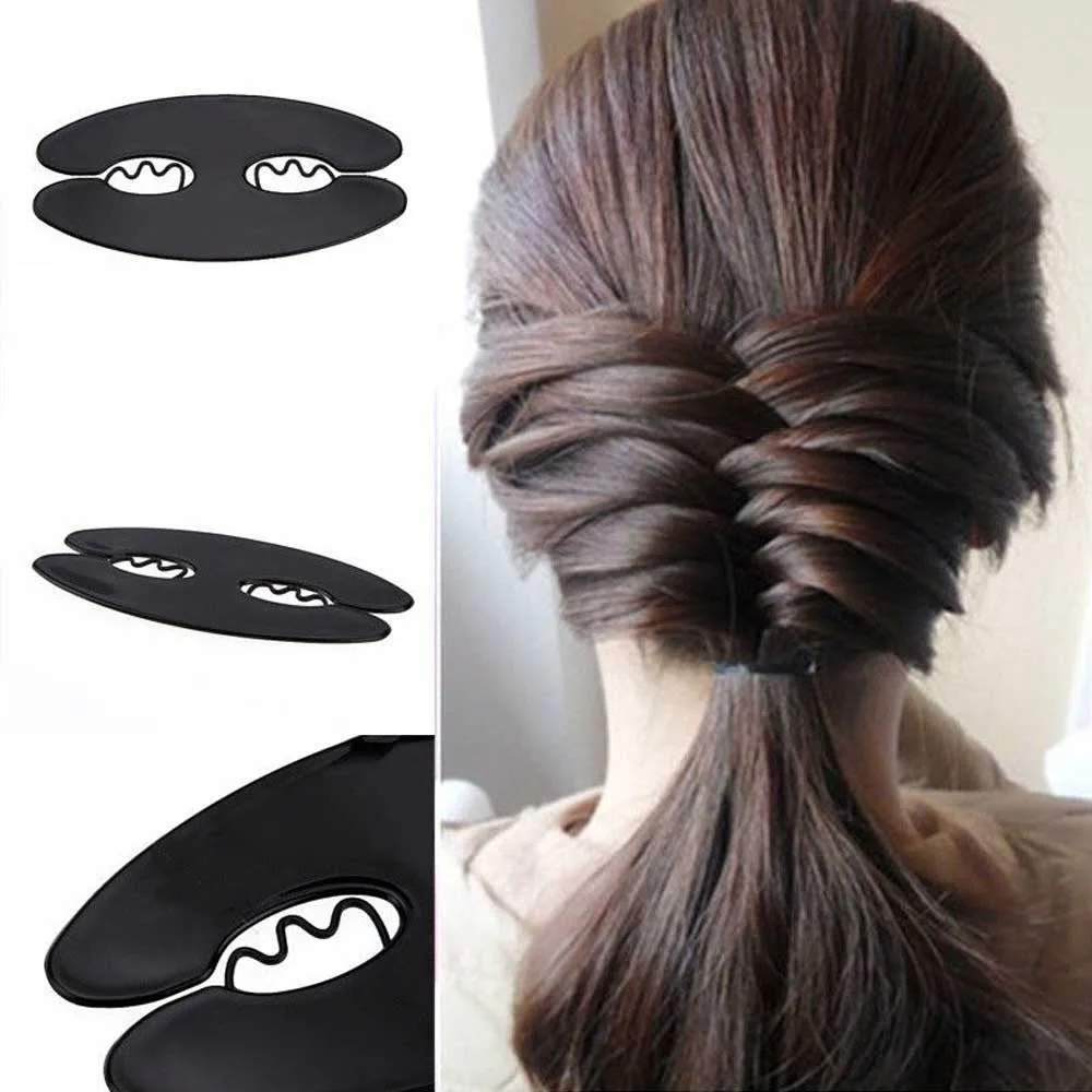 Hair Styling Tools Accessories Former Women Girls Twist Styling Braider Fishbone Lady Roller Hair Twist Braid Tool#40108
