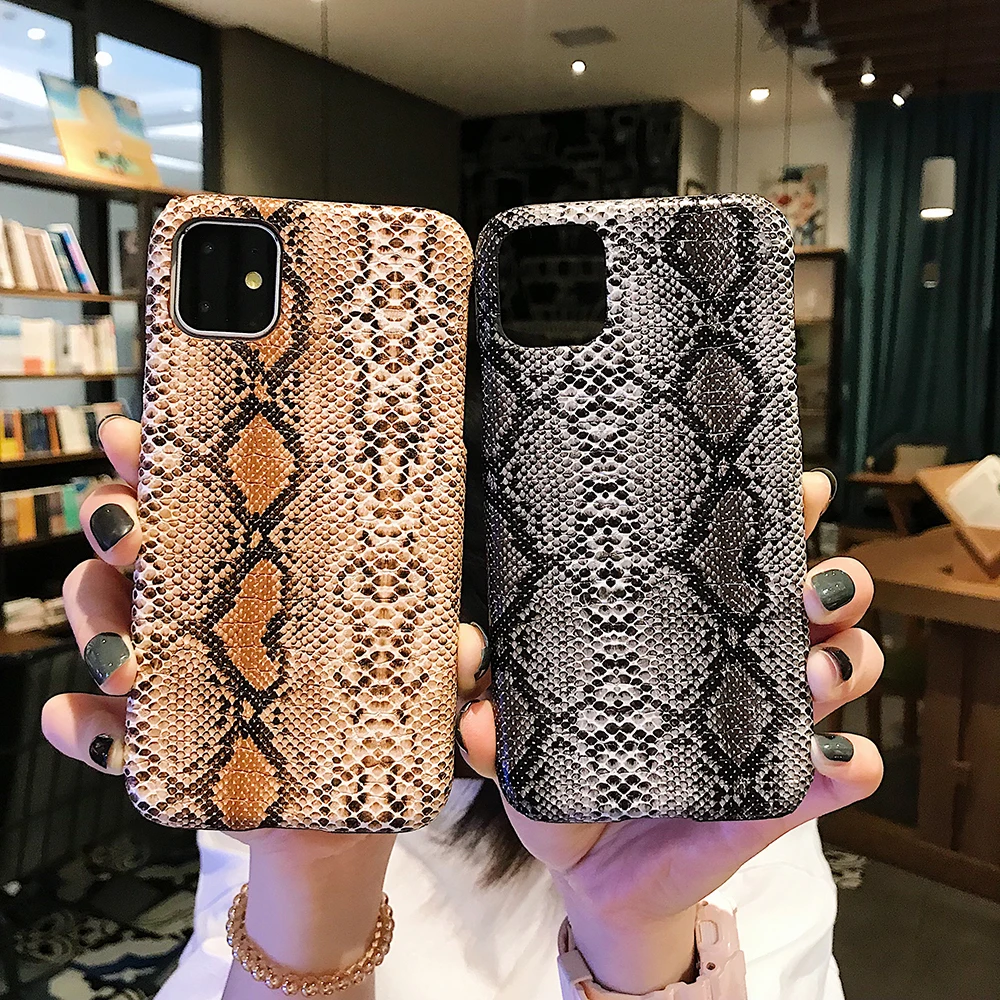 Coque De Telephone En Peau De Serpent Pour Iphone Compatible Modeles 6 6s 7 8 Plus 11 Pro Max X Xs Max Xr Texture Crocodile Accessoires Aliexpress Telephones Portables Et Telecommunications