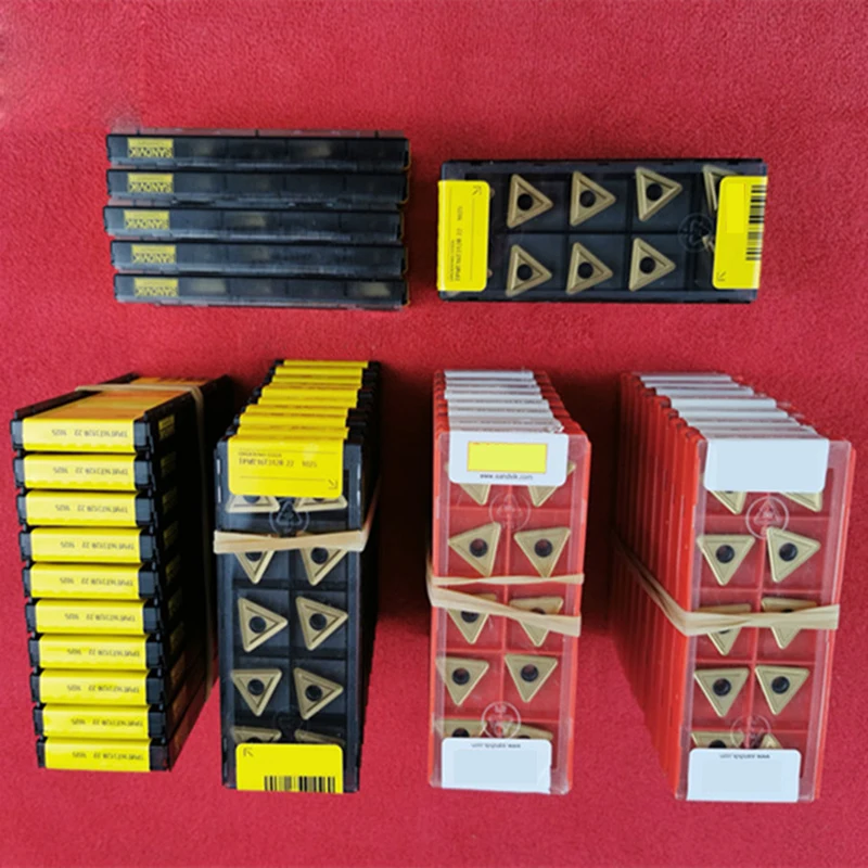 10 шт. Sandvick TPMT16T312TR 23& TPMT16T312TR 22& TPMT220612R 22& TPMT220612T4& R424.9 180608