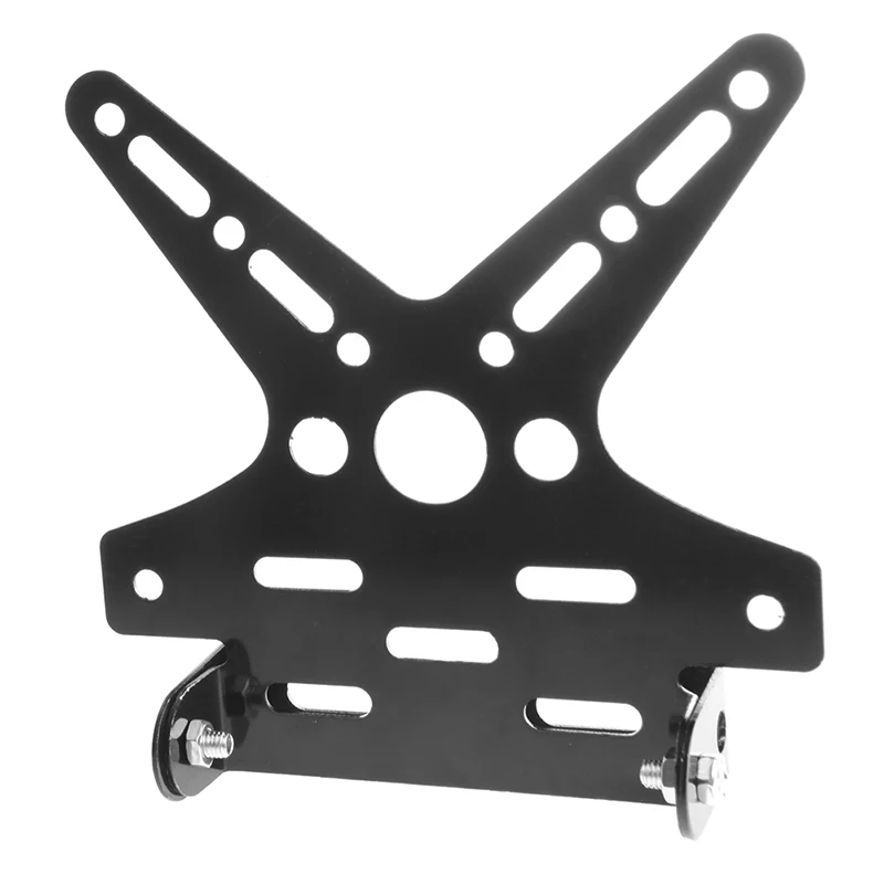 

New Black Motorcycle Adjustable License Plate Holder Mount Tail Rear Bracket Drop Shipping Support
