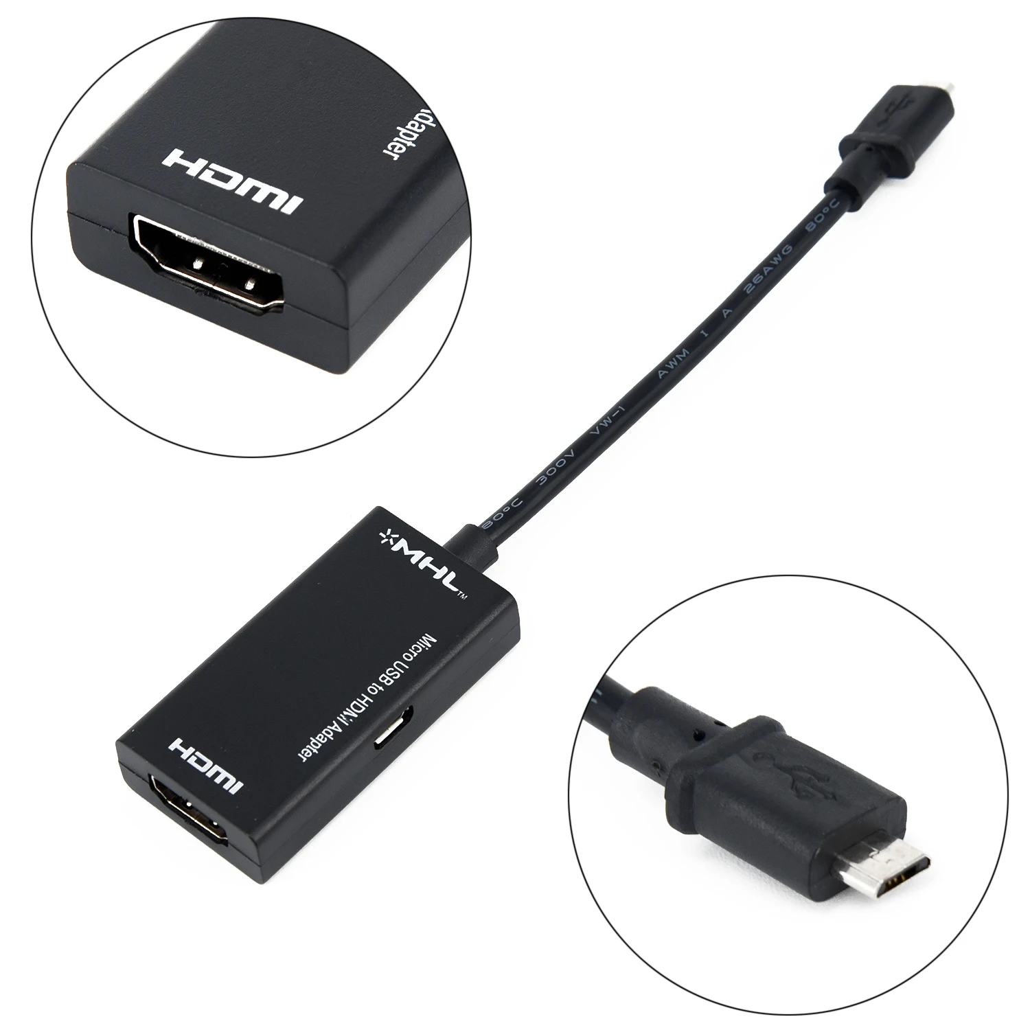 Мужской Мини Micro USB 2,0 MHL к HDMI Кабель-адаптер Женский HD 1080P для samsung Galaxy S2 для все микро-usb для устройств на аndroid порт для зарядки