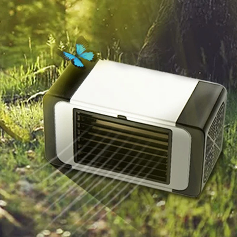 

Convenient Air Cooler Fan Portable Usb Air Conditioner Humidifier Space Easy Cool Purifies Air Cooling Fan for Home Office