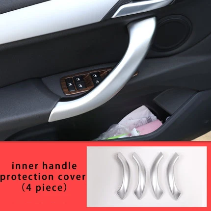 

For BMW X1 F48 2016-2019 inner handle protection cover chrome molding trim 4pcs
