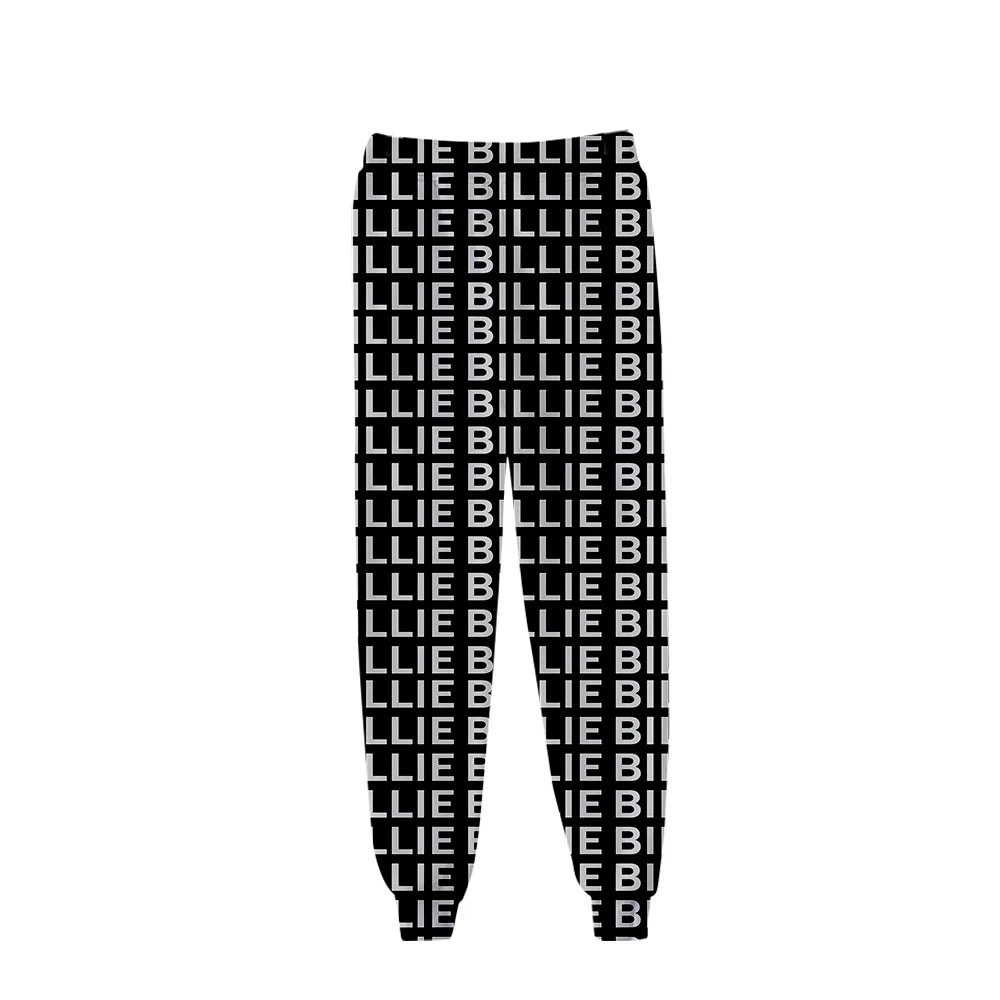 Мужские толстовки свитшоты модные Billie Eilish 3d с буквенным принтом harajuku стиль
