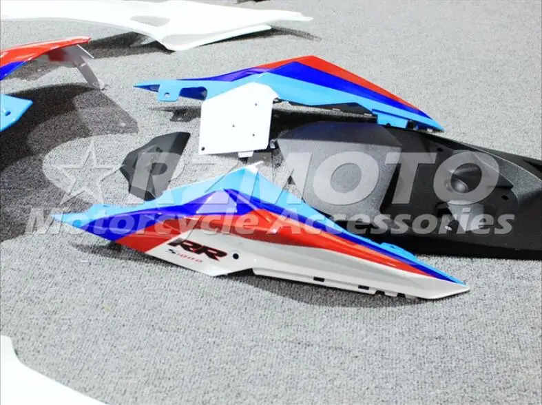 Стиль ABS литьевая форма мотоцикла полный обтекатель комплект подходит для S1000RR- 15 16 обтекатель кузова набор синий красный белый