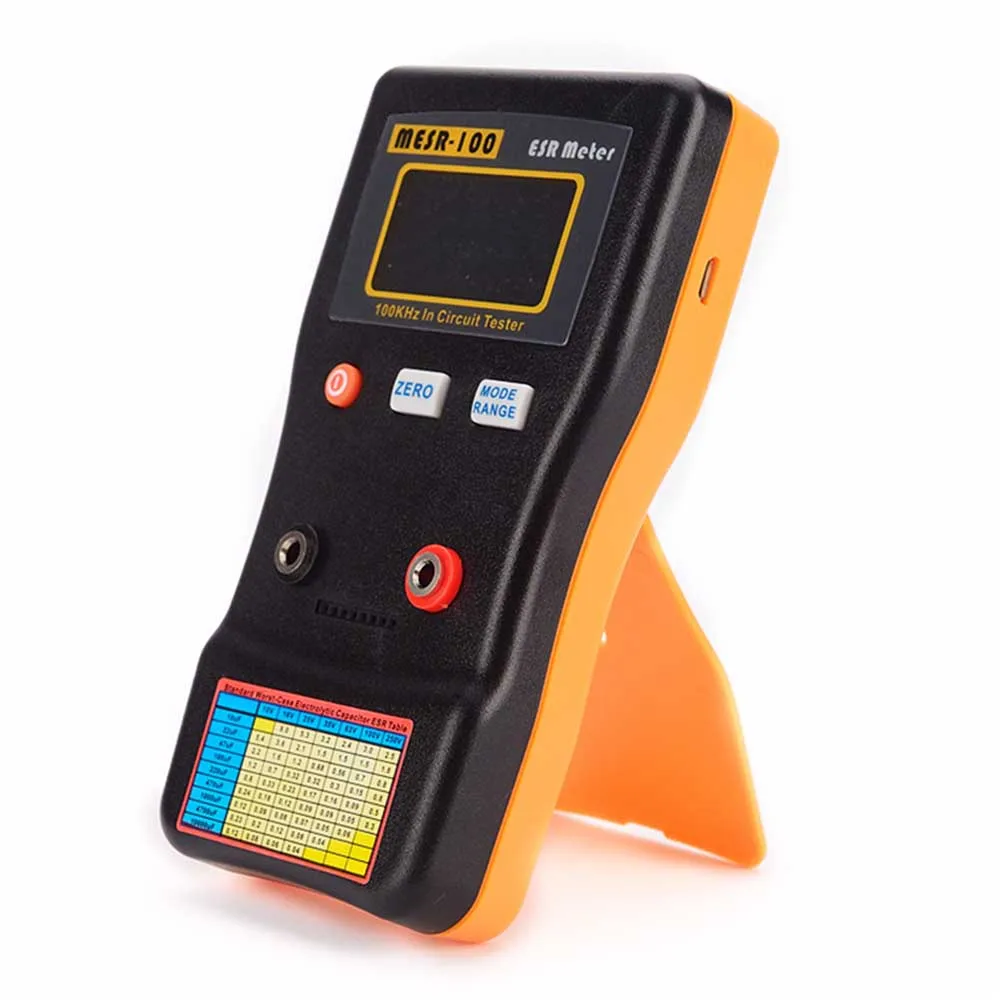 MESR 100 LCD Display Multimeter Multifunctional Measuring Tools Universal Internal Resistance Tester Portable Capacitance Meter