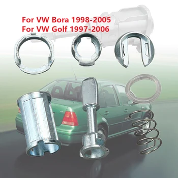 

Lock Cylinder with Key Front Left & Right Door Lock Cylinder Repair Kit for VW Golf 4 /Bora 1U0837167EC W904-ST-7T