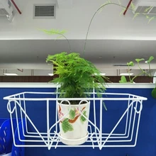 Подвесная железная художественная стена подвесного типа Балконный цветочный горшок рамка подвесная железная рамка цветок синий хлорофитум