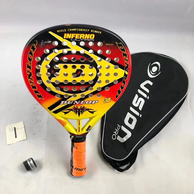 New Paddle Tennis Racket Adult Professional Short Paddle Racket Carbon