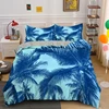 Comforter Cover Tropical Botanical Leaves Duvet  Bedding Set Quilt  Microfiber Decoration ► Photo 3/6