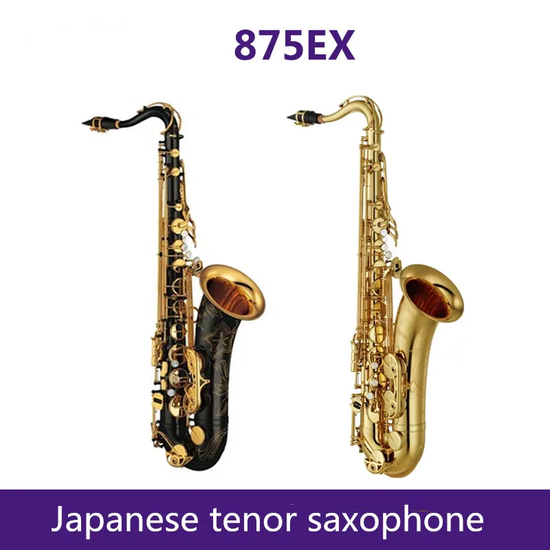 Japan 875ex Tenor Flat B Saxophone Gold Lacquer Saxophone Tenor Falling