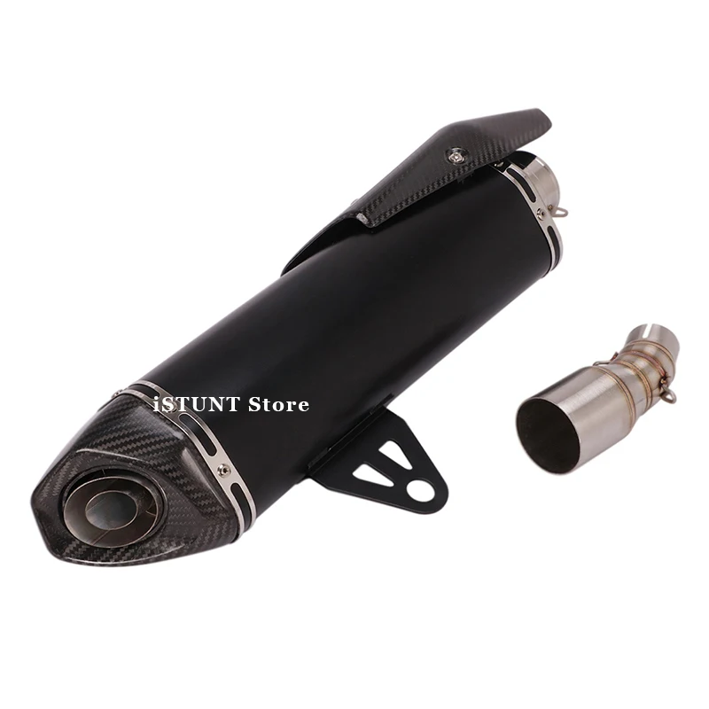 US $140.42 Motorcycle Exhaust For BMW C400X 2018 2019 2020 BMW C400GT 2019 2020 Escape Modified Middle Link Pipe 51mm muffler DB Killer