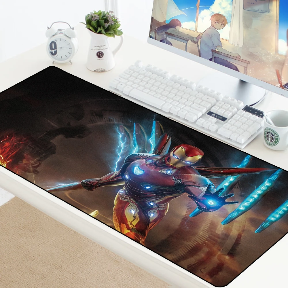 Железный человек большой игровой ноутбук коврик для мыши Grande Gamer большой XL компьютер ПК коврик для мыши игровая клавиатура стол игровые коврики коврик для csgo DOTA 2