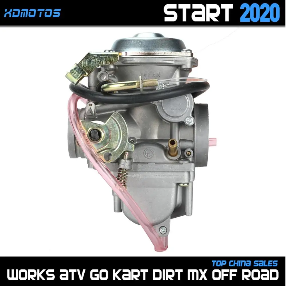 Мотоцикл Карбюратор Carb 34 мм карбюратор для Jianshe Hensim 400 JS400 HS400 ATV Quad YamaBuggy 400cc Картинг
