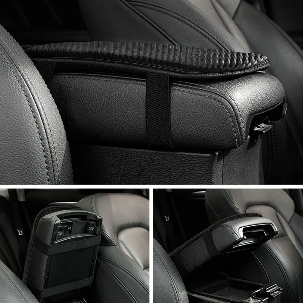 Car Armrest Cover Cushion Auto Accessories For Subaru Forester XV Outback Legacy WRX Tribeca Levorg BRZ Crosstrek Exiga Ascent car armrest cover