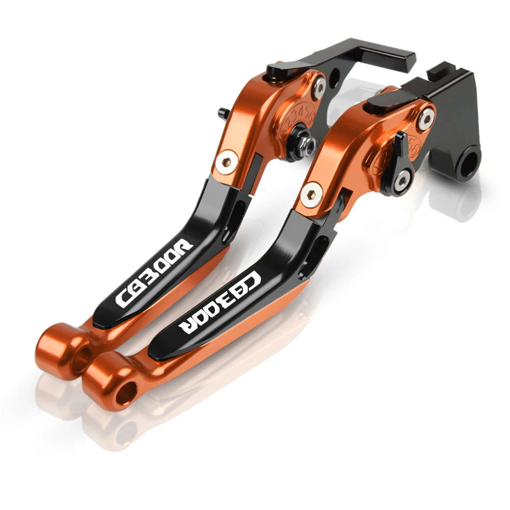 CB300R тормоза мотоцикла CNC регулируемые Выдвижные Тормозные Рычаги сцепления Hhandbar для Honda CB 300R CB300R - Цвет: with logo