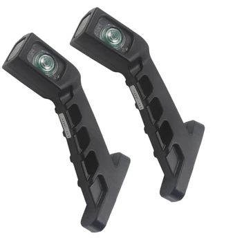 

2Pcs 10-30V Truck Trailer Turn Signal 4 Led Side Marker Light Stop Light Indicator Red White Amber