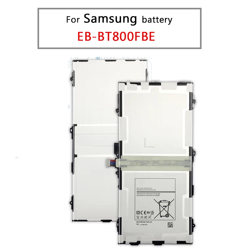 7900 мА/ч, EB-BT800FBE Замена Батарея для samsung Galaxy Tablet Tab S 10," SM-T800 SM-T801 T800 T801 T805 T807 T807A T807P - Цвет: EB-BT800FBE