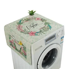 Пылезащитный чехол для холодильника пылезащитный чехол для стиральной машины с 4 карманами для кухни из хлопка и льна многоцелевой 55 дюймов X 22 дюйма