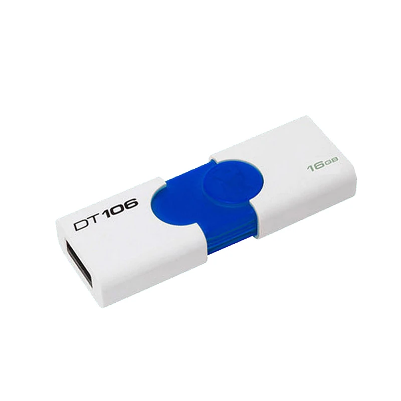 Kingston 32gb USB флеш-накопитель DT106 флеш-накопитель usb3.1 16GB U диск usb 64gb 128gb память флэш-память USB - Цвет: Синий